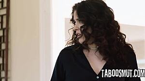 Brunette Housewife Caught With Porn Fucked By IT Guy