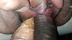 Pantyhose hole teases student's hidden intimate play