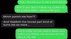 Goddess teases sissy bitch's tiny clit into submission