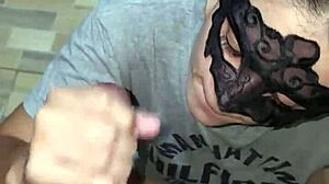 i got my cute face fulla cum from huge interracial cock handjob 😩 sailor girl sailor