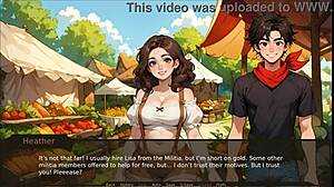 Step sis caught slurping banana in taboo farmer hentai game episode 6