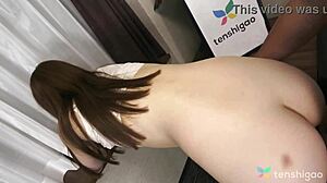 Asian Busty Natsu Ogura Rides Ex's Cock Hard