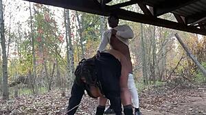 Moaning Milf With Big Tits And Natural Boobs Fucked Outdoors In Public Pt3