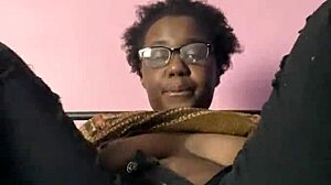 horny ebony solo fingers wet black pussy 😩💦