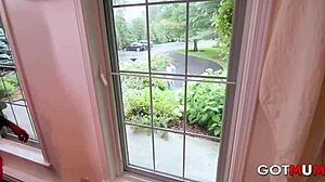 vyxen steel's tattooed milf tits bounce as boytoy rams her tight pussy