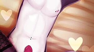 Cute Femboy Furry Moans Loudly While Taking Hard Shemale Cock Ride