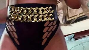 busty ebony nyla storm's big booty twerks while i vibrate her wet pussy hard