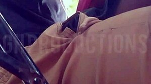 playing upskirt with park african teen slut flashing tits outdoors