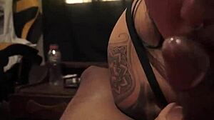 i deepthroat lift my stepbro with my huge tits turkish style till he cums on them