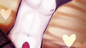 Cute Femboy Furry Moans Loudly While Taking Hard Shemale Cock Ride