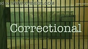 Dominatrix April Strap-on Fucks Bound Slaves in BDSM Prison Camp Brutally