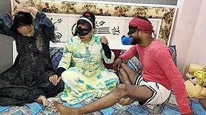 Desi Stepsisters Invite Gigolo Home to Fuck Thirsty Pussies Hindi Dirty Audio