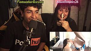 reacting to argentina's hottest porn till they suck me off