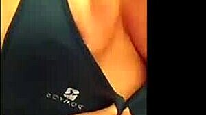 i'm a hot pregnant spanish housewife flashing my natural tits