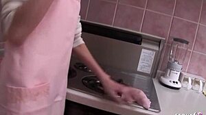 Petite Japanese Maid's Small Tits Bounce in Creampie Cowgirl at Work!