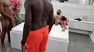 pregnant teen does dp and fucks multiple guys in wild backstage recording session 😱🍆💦