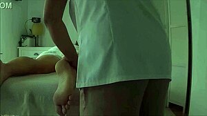 Real chinese masseuse jerks huge cock to orgasm 😏✋💦