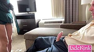 innocent first timer casting blonde dominated fucked deepthroated in office