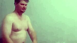 huge cocked hunk drills thick ssbbw milf wife with sloppy blowjob and cum covered tits