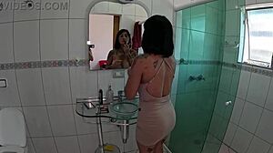 mom shirley azevedo arrives at mansion for her first porn shoot backstage