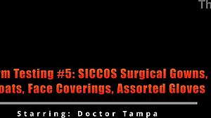 Behind Scenes Uniform Test With Siccos Gowns Lab Coats Gloves