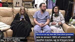 Doctor Tampa blasts cum into Jasmine Rose's hairy teen bush again