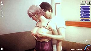 that quiet girl gets missionary then rides hard in honey select hentai fun