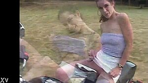 victoria's biker bts photoshoot strips petite body teasing