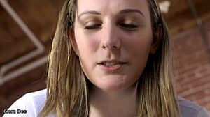 my strap-on dwarfs your tiny dick clara dee pegs you pov