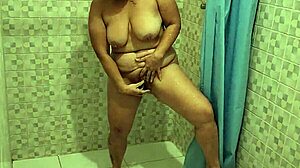 i find best friend's mom in shower she gives amazing blowjob part 1