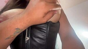 Hot stepmom witch fucks stepson on halloween swallows his cum