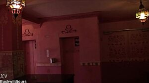 a tourist ventures inside pascha club in koln cologne germany