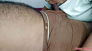 stepdaughter sneaks into bedroom seducing stepdad for intense homemade fuck session