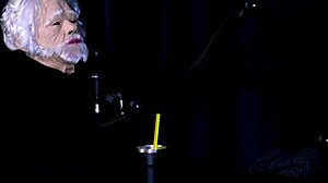 Negro Top Oficial Pounds Hard in Sheer Red Lingerie