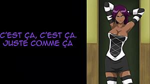 blonde hentai babe yoruichi JOI commands you CUM hard en français!