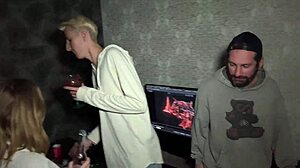 Fucked Busty Friend's Girlfriend Hard At House Party And Made Her Squirt!