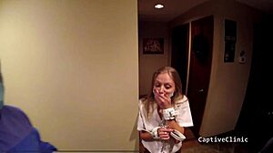 Petite Blonde Ava Siren Surrenders To Latex BDSM Slave Training