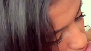 angie fonseca's skinny teen pussy squirts on colombian cock