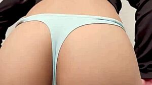 amiga shakes ass and dances wild in tight clothes