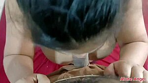 stepdaughter sneaks into bedroom seducing stepdad for intense homemade fuck session