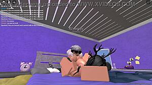 roblox fan pounds rich slut doggystyle