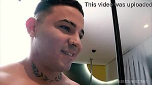 Famous Brazilian Bathtub Muse Takes Huge Cock Deep Homemade