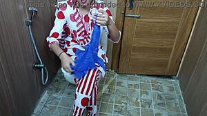 Hindi Teen Stepson Sneaks Behind Stepmom Changing She Loves It