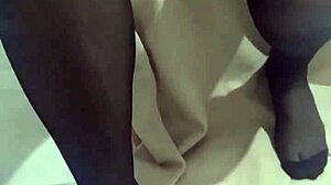 Step mom's panty fetish obsession drives her wild nylon cravings