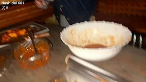 sauna hardcore skinny babe juicy pussy monster cock rough orgasm