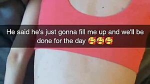 Richelle Rose's Snapchat compilation cheating wife begs multiple creampies