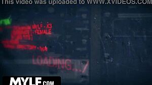 caught whipping my slutty leather sub in public shop