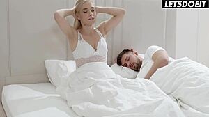 nesty wakes HORNY for lover's thick COCK pounding