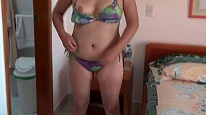 i finally got my 58yo latina stepmom on beach... mutual handjobs n cumshots first time... ughh