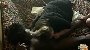 peach queenz's bbw threesome rocks with black jesus's monster cock
